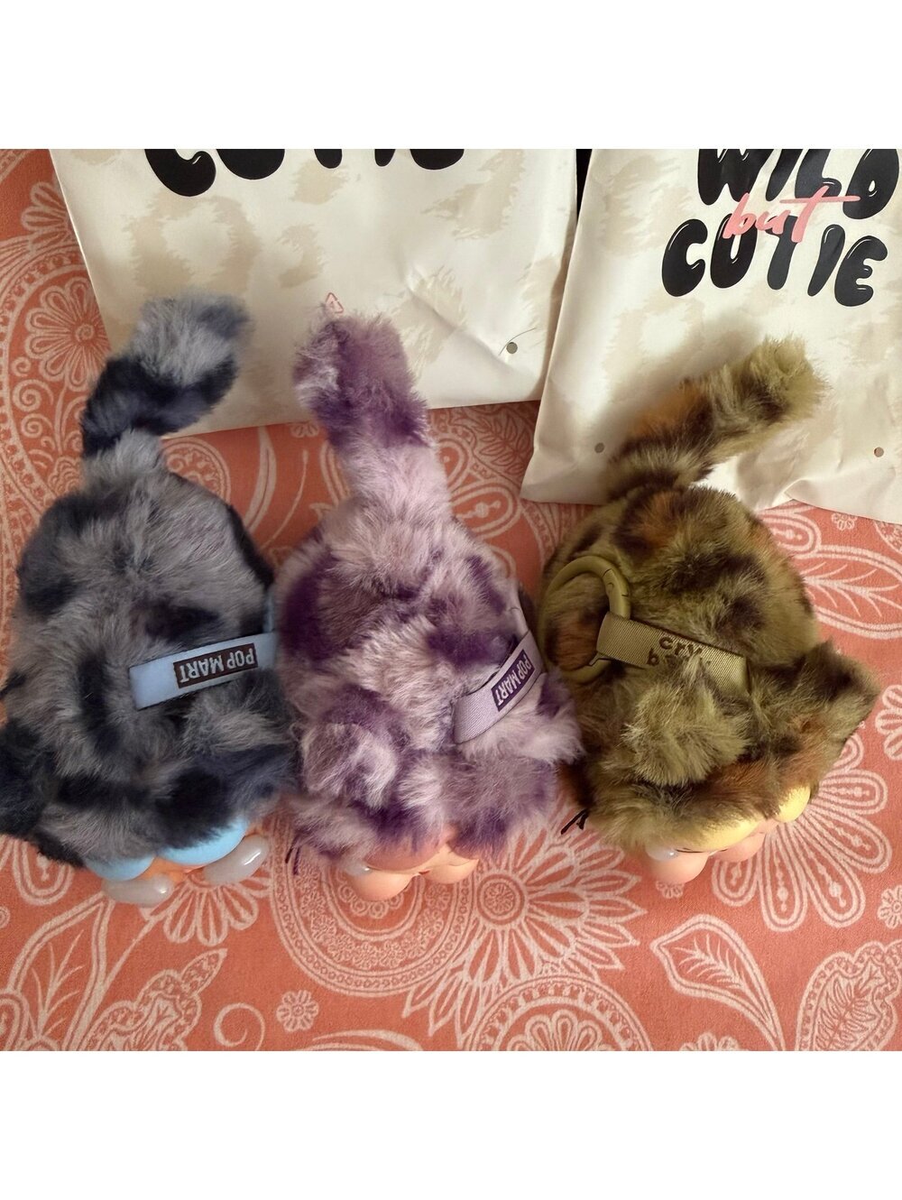 Crybaby Wild But Cutie Vinyl Pendant Series Lot of 3 Neon Denim Camo - Picture 5 of 9